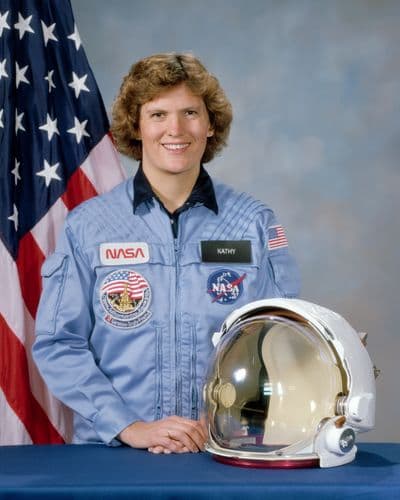 Portrét astronautky Kathryn D. Sullivanové.